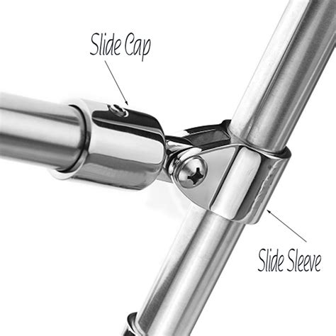 HOT Single Screw 316 Stainless Steel 20mm Eye End Cap Bimini Top