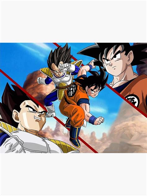 Goku Vs Vegeta Poster For Sale By BlakeArchibald Redbubble