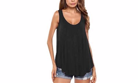 Leo Rosi Womens Eva Swing Tunic Tank Top Plus Sizes Too Groupon