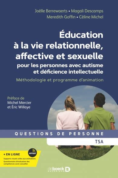 Education à La Vie Relationnelle Affective Et Sexuelle Pour Les Personnes Avec Autisme Et