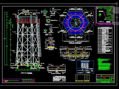 TANQUE ELEVADO Ingenieria CAD