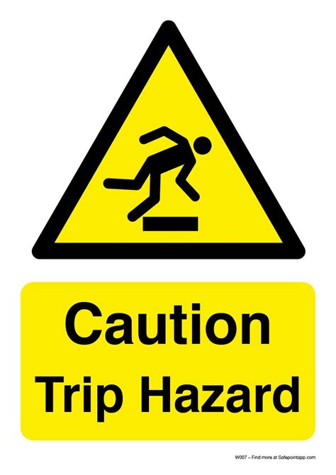 FREE Workplace Health And Safety Warning Signs Safepoint Lone Worker