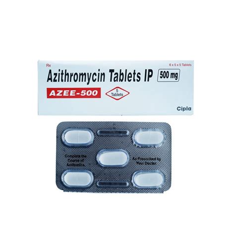 Azee 500 Mg Azithromycin Tablet Prescription Treatment Respiratory