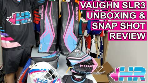 Vaughn Slr Pro Carbon Goalie Pads Snap Shot Review Unboxing Youtube