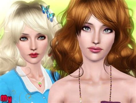 Butterfly`s 060 Hairstyle Retextured The Sims 3 Catalog