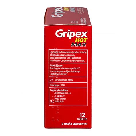 Gripex Hot Max HotActiv Forte Saszetki