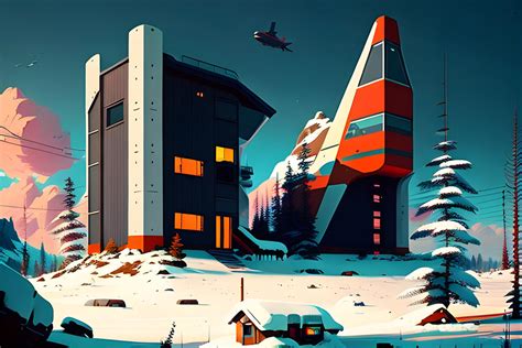 Futuristic Building (2) by AIDigitalEden on DeviantArt 