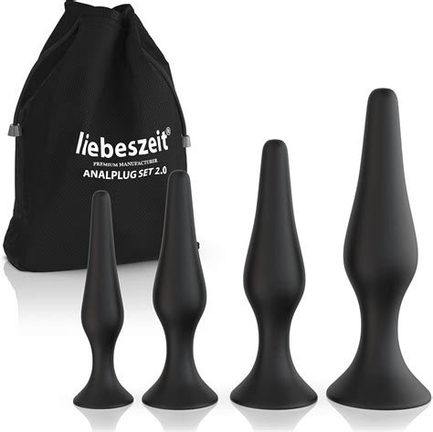 Liebeszeit Premium Analplug F R Frauen Und M Nner Neuheit Anal Plug Set Buttplug Butt