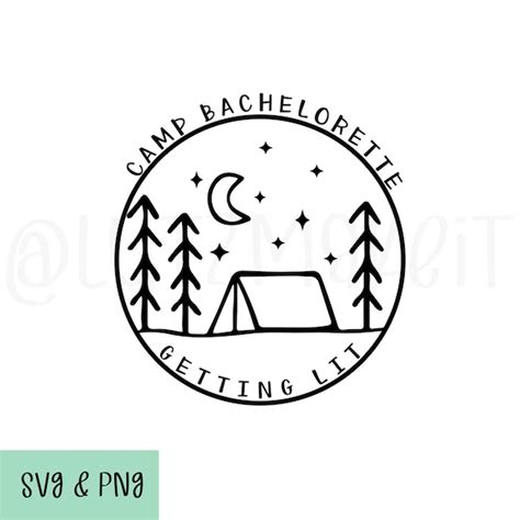 Camp Bachelorette Svg Files For Cricut Etsy