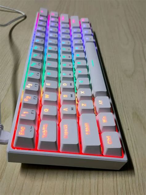 Hot Swap Switches Programmable Rgb Backlit Doubleshot Pbt Keycaps 60