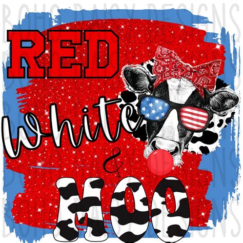 Red White And Moo Png Etsy