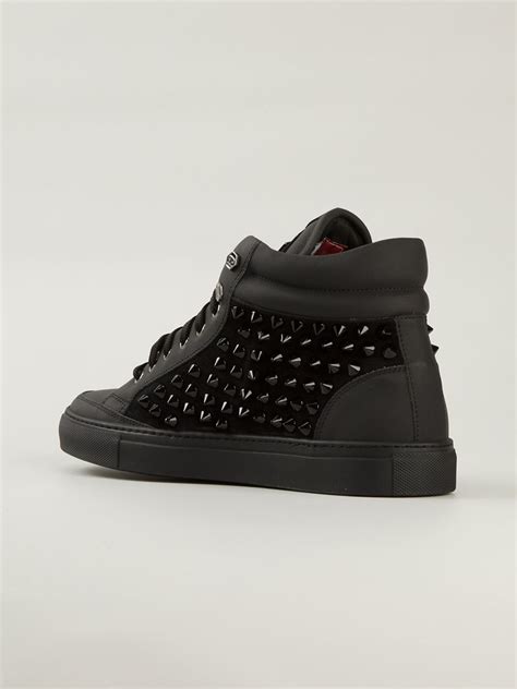 Lyst Philipp Plein Concept High Top Sneakers In Black For Men