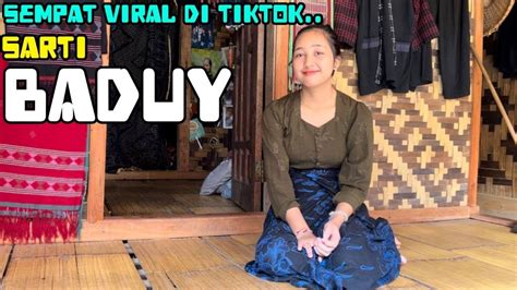 Kaget Neng Sarti Gadis Baduy Yg Sempat Viral Di Tiktok Ternyata Baru