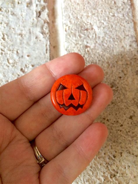 Halloween Beads Pumpkin Beads Jack O Lantern Beads Etsy