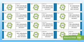 Ficha De Actividad Emparejar N Meros Descompuestos Helados