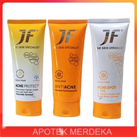 Jual Jf Sulfur Facial Foam Spot Care Antiacne Anti Acne Protect