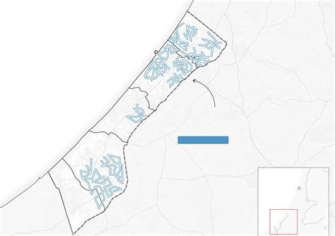 La mappa dei 5 tunnel di Hamas distrutti