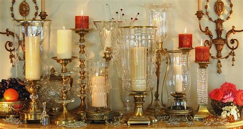 Large Glass Hurricane Candle Holders | Light Fixtures Design Ideas