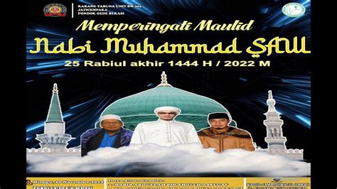 LIVE MAULID NABI MUHAMMAD SAW MASJID JAMI ROHMATUL UMMAH JATICEMPAKA