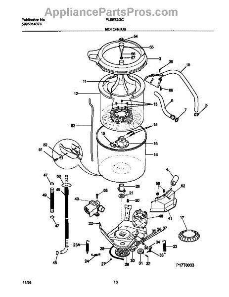 Frigidaire Affinity Parts Diagrams