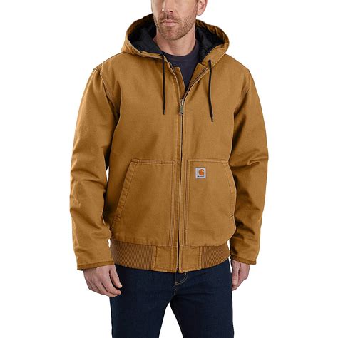 Carhartt Mens Duck Lined Active Jac Jacket Academy