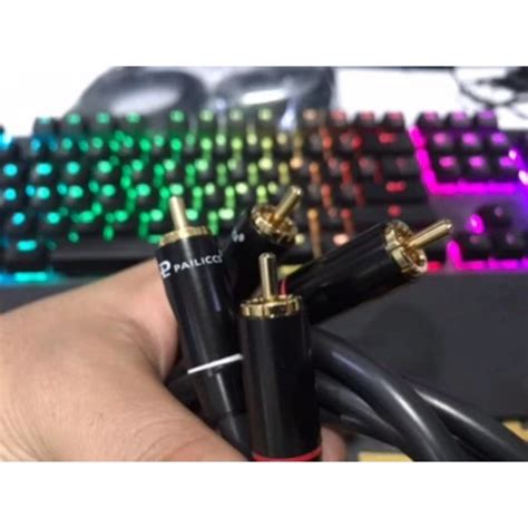 สายสัญญาณ RCA Canare MR202-2AT 1เมตร แจ็ค PALIC 3คู่ (มือสอง) เบิร์น ...