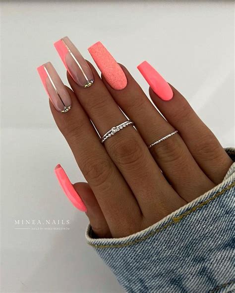 15 Bright Summer Nail Ideas To Inspire You Nail Designs Summer Nails Coral Nails