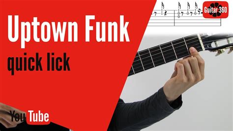 Uptown Funk Guitar Youtube