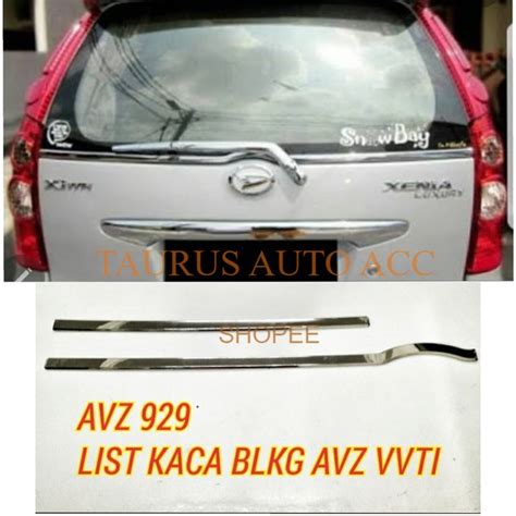 Jual List Kaca Pintu Bagasi Belakang Avanza Xenia Lama Sampai