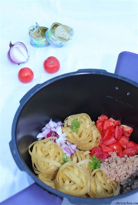 One Pot Pasta Thon Et Tomates Avec Ou Sans Cookeo Chezcachou Cookeo