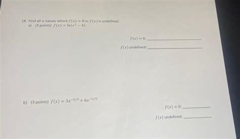 Solved Find All X Values Where F X Or F X Is Chegg