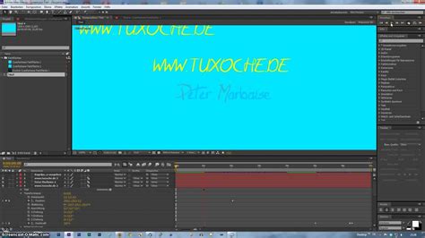 Screencast After Effects Titel Youtube