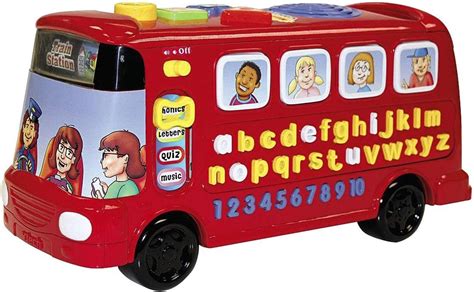 Vtech Playtime Interactive Bus With Phonics Uk Toys And Games