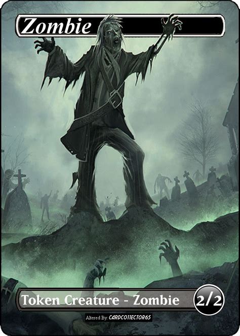 Zombie Borderless Mtg Mtg Art Zombie 2 Magic The Gathering Cards
