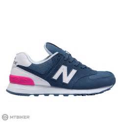 New Balance WL574CNB dámske lifestylové topánky modrá biela ružová