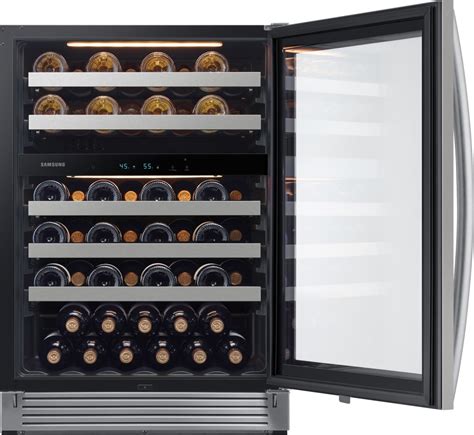 Samsung RW51TS338SR 24 Inch Dual Zone Wine Cooler With 51 Bottle