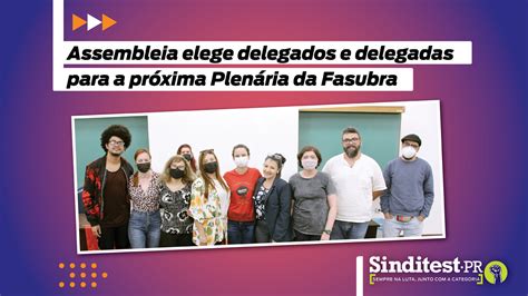 Assembleia elege delegados e delegadas para a próxima Plenária da