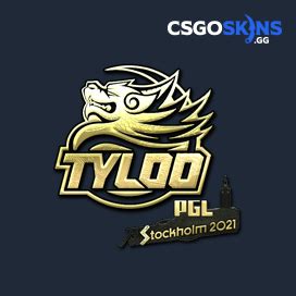 Sticker Tyloo Gold Stockholm Csgoskins Gg