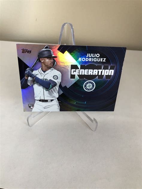 Julio Rodriguez 2022 Topps Update Series Generation Now Rookie Card