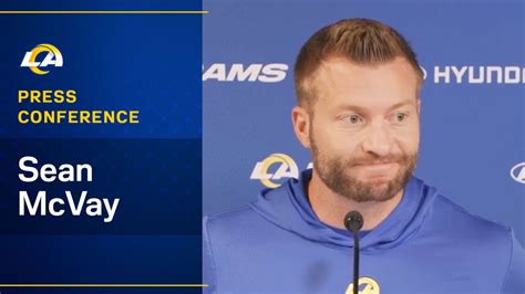 Rams Head Coch Sean Mcvay On Starting Quarterback Carson Wentz In Week