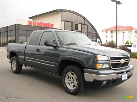 2006 Blue Granite Metallic Chevrolet Silverado 1500 Z71 Extended Cab 4x4 15719965 Photo 3