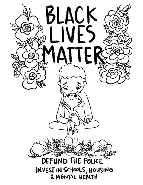 Protest Coloring Page Everyday Love Art The Art Of Nidhi Chanani