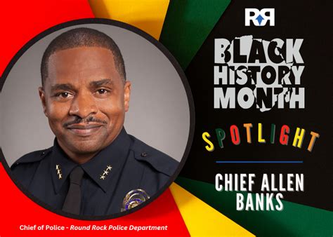 Black History Month Spotlight Chief Allen Banks Round Rock