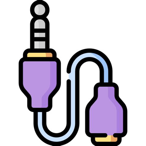 Audio Jack Special Lineal Color Icon