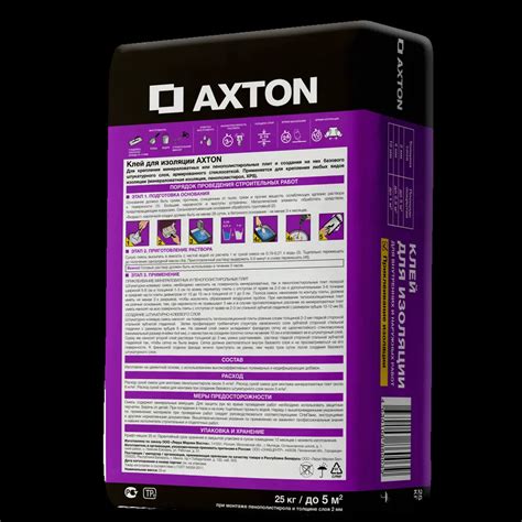 Клей для теплоизоляции Axton 25 кг ️ купить по цене 484 ₽/шт. в Москве ...