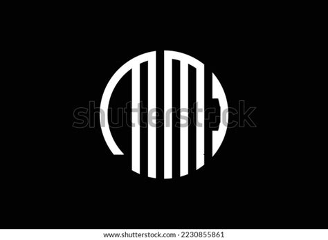 Mmd Monogram Vector Logo Design Template Stock Vector (Royalty Free ...