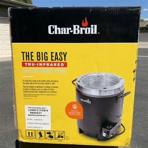 Char Broil Tru Infrared The Big Easy Oil Less Turkey Fryer 17102065