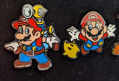 Super Mario Bros 35th Anniversary Pin Set 2 Open But Flawless