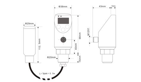 0 10V RS485 Electronic Digital Level Switch With OLED Indicator High