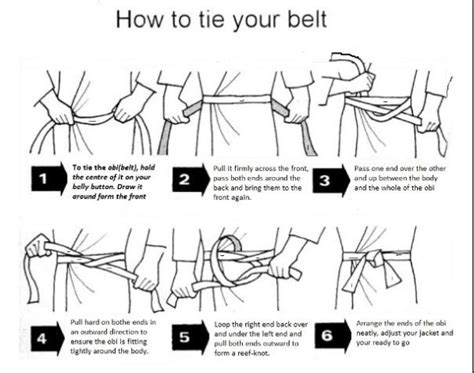 How to tie your belt | MEMBERS | SACRAMENTO JUDO CLUB